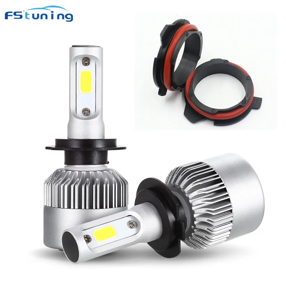 

FSTUNING H7 Adapter with headlight for BMW 5 series E39 E60 E61 F10 F11 F07 F85 G30 G31 G38 h7 led socket adapter h7 bulb holder