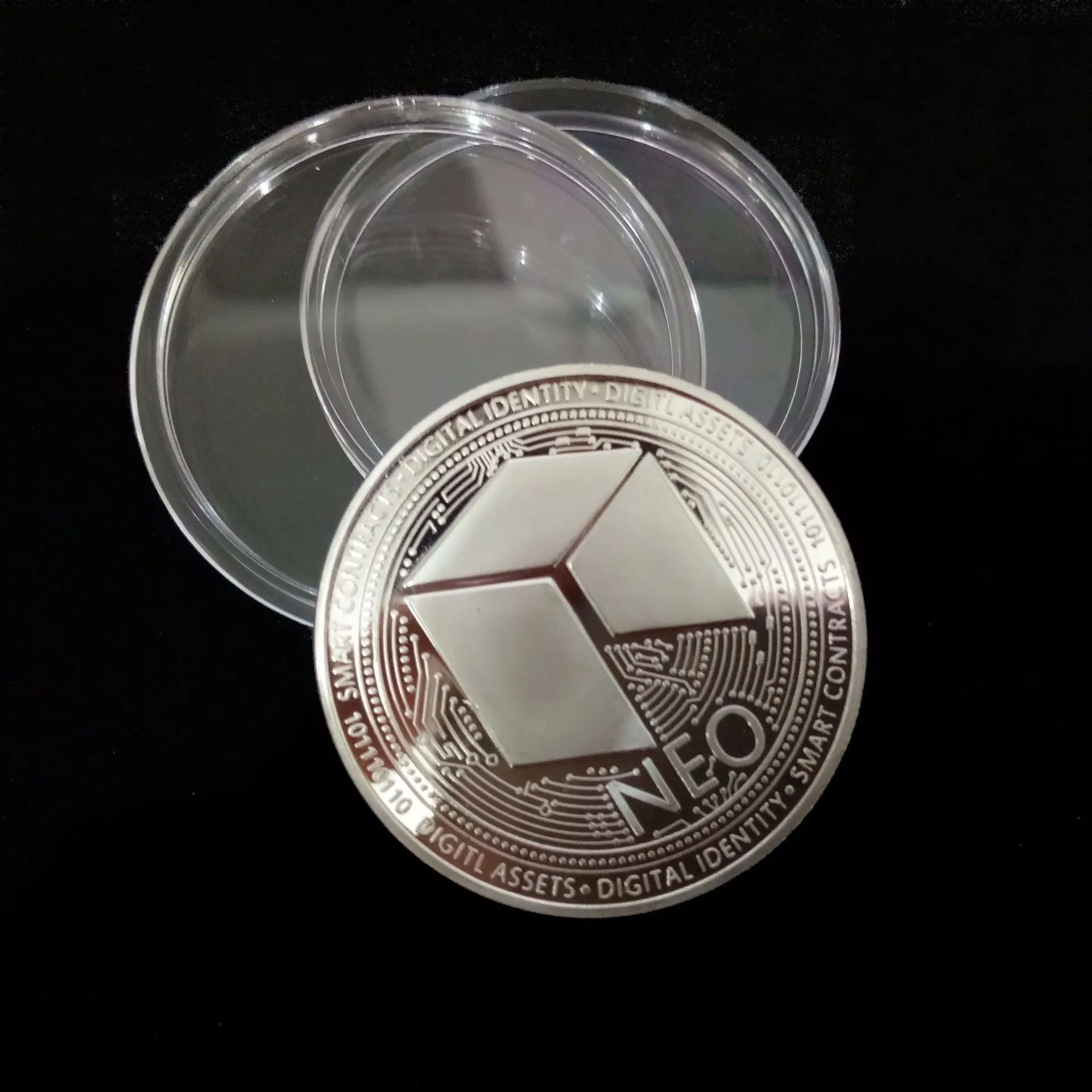 

Zinc Alloy Plated NEO Non-currency Bitcoin Commemorative Coin Art Collect Collection Gold Silver Souvenir Metal Craft