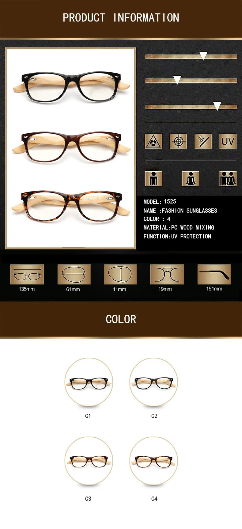 Qigge новый ретро заклепки кадр очки Для мужчин Для женщин Бамбук Деревянные близорукость рецепту оптические очки кадр с прозрачными
