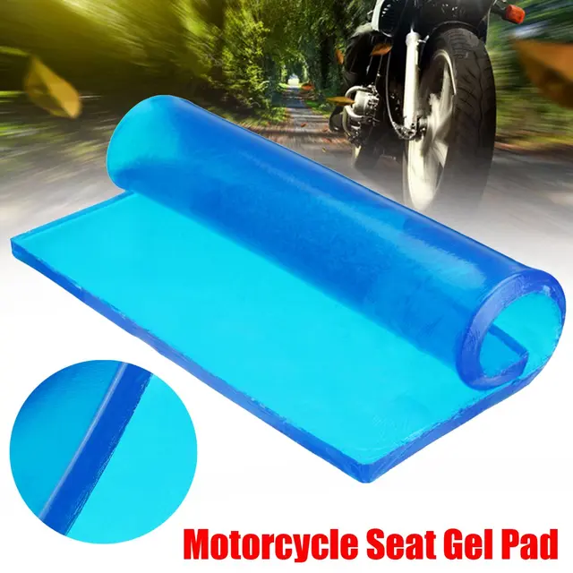 New DIY Modified 1cm Thickness Damping Silicone Gel Pad Motorcycle Seat