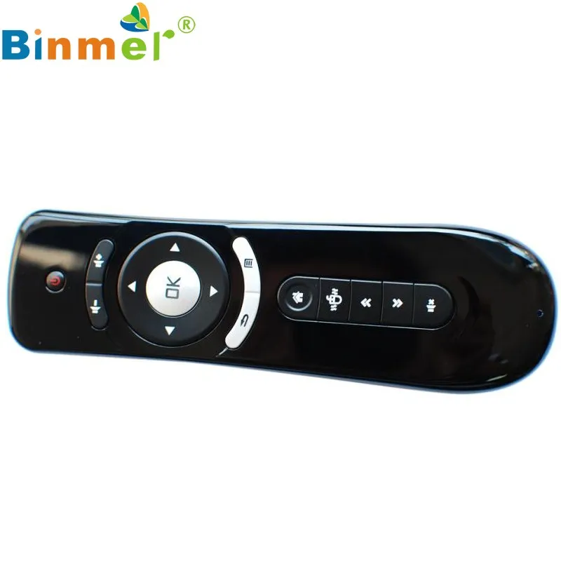Binmer Mini Fly Air Mouse with Gyroscope T2 2 4G Wireless 3D Remote Sensing airmouse for
