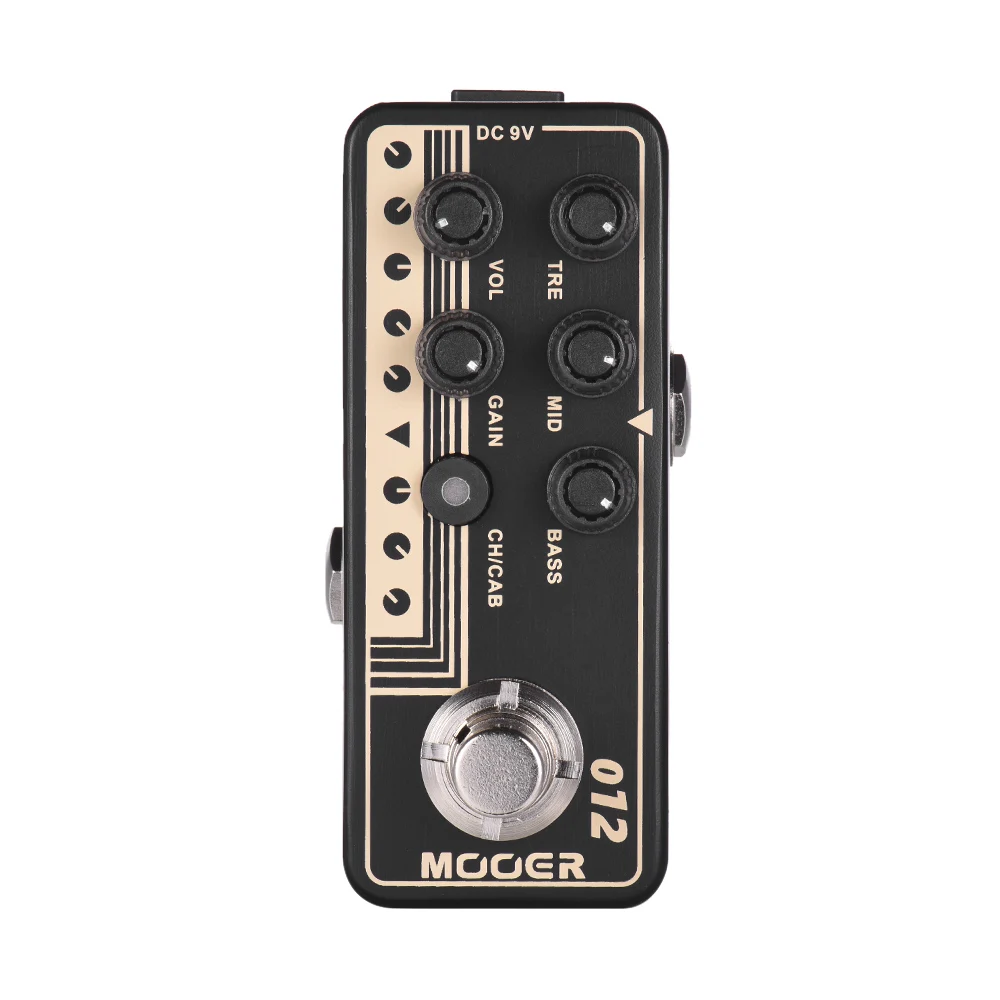 Mooer MICRO PREAMP Series 012 US GOLD 100 британский стиль цифровой преампер усилитель гитарный