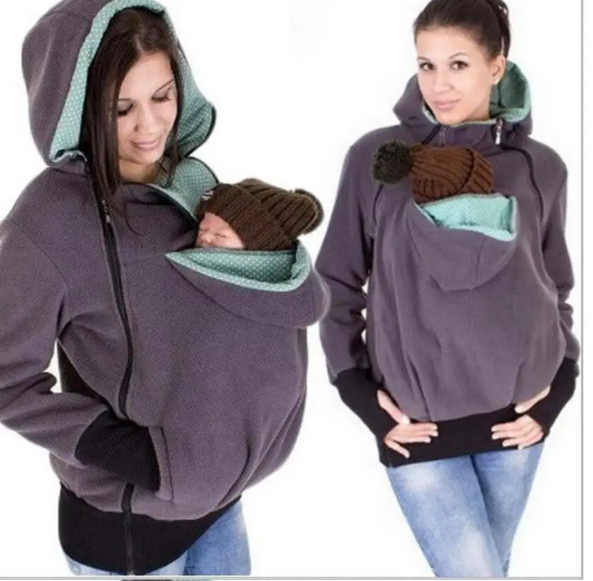 Многофункциональные толстовки для беременных+ Детские+ толстовки г., детская куртка-переноска повседневное зимнее пальто на молнии для беременная женщина, пальто