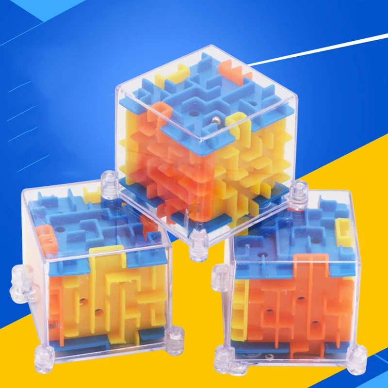 

New Maze Puzzle 3D Mini Speed Cube Labyrinth Rolling Ball Toys Puzzle Game Learning Toys For Children