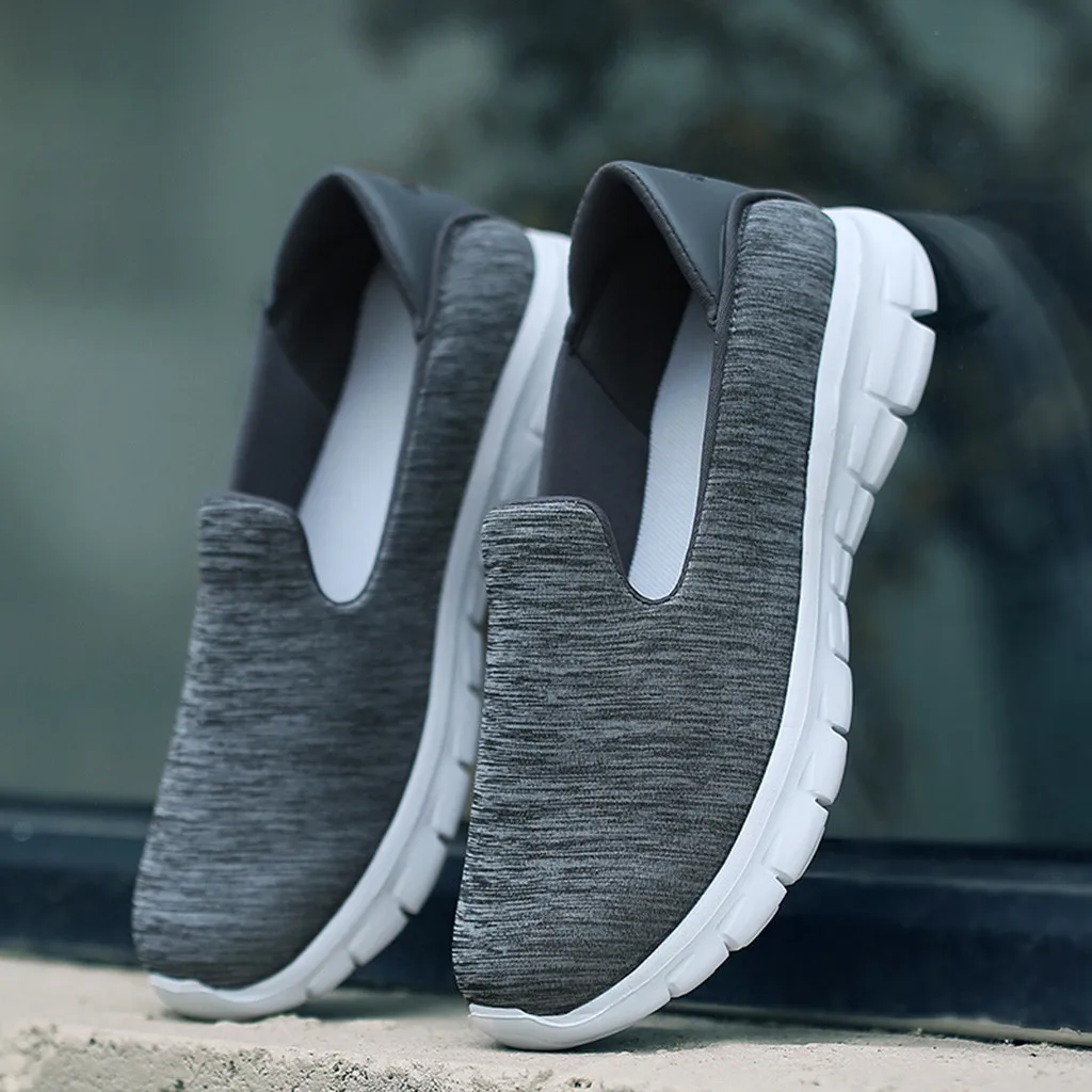 

2019 Womens Fashion Casual Solid Sport Breathable Lightweight Slip On Shoes Sneakers zapatillas de deporte de las mujeres#BY30