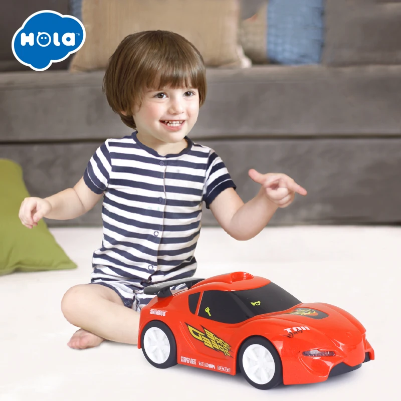 Beste Huile Speelgoed 6106B Baby Speelgoed Touch  N Go Race Auto Met Tastbaar Functie   Music   Lights Pull Back Auto speelgoed Voor Kinderen Geschenken