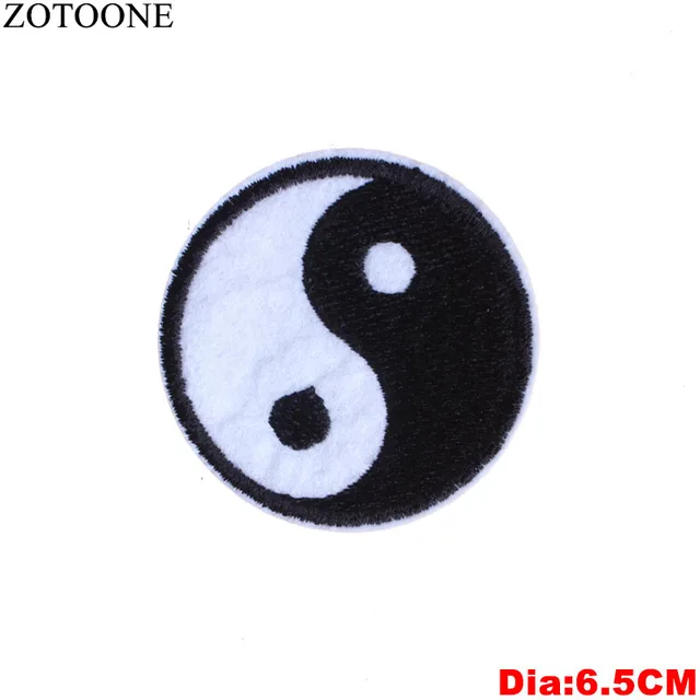 ZOTOONE Round UFO Parches Embroidered Iron on Patches For Clothing DIY Motif Stripes Clothes Stickers Alien Astronaut Badges E 27