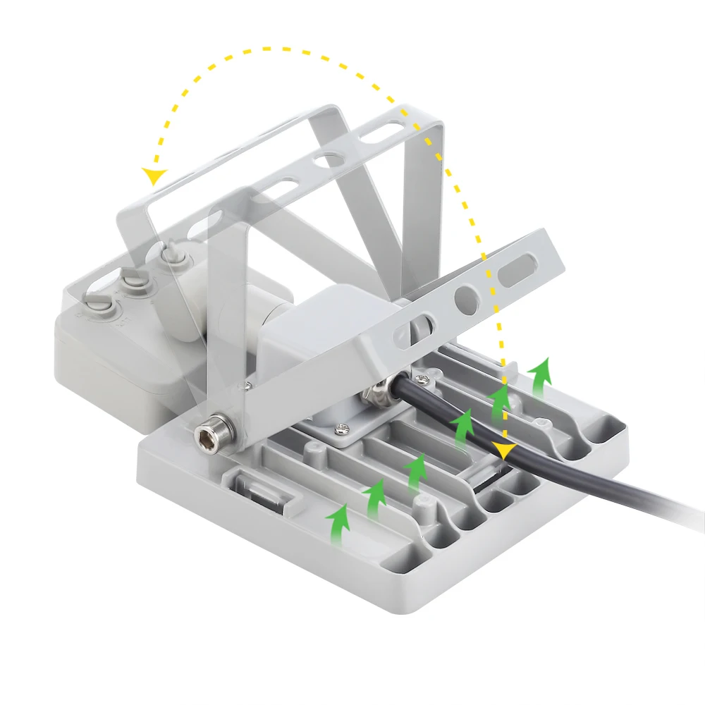 1 шт. ультратонкие Сенсор Светодиодный прожектор 220 V 10 W 20 W 30 W 50 W 100 W IP65 Водонепроницаемый осветительная лампа для наружного применения, влагостойкий светильник Настенный светильник