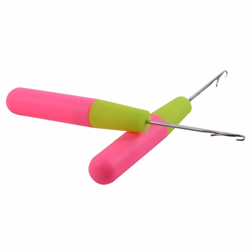 Set di 7 Ferri da Maglia in Plastica Colorata, Lunghi 40 cm, da 4 mm a 10 mm, per Principianti e Bambini, Leggeri per Maglioni e Sciarpe