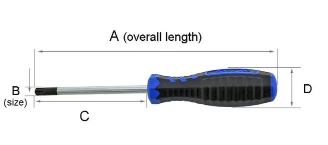 1 шт. отвертка Torx Инструменты для ремонта Torx безопасности отвертка с ручкой/L тип для ремонта ручной инструмент T10 T15 T25 T30 T40