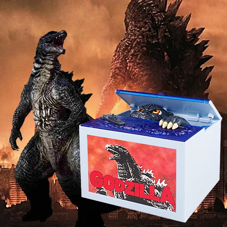 

Godzilla Brand New Steal Coin Piggy Bank Electronic Plastic Money Safety Box Coin Bank Money boxes