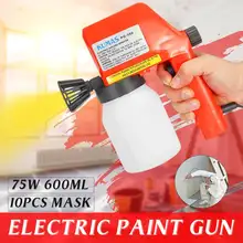 220 В высокой мощности спрей G un домашний электрический распылитель краски легко распылять и чистить идеально подходит для начинающих