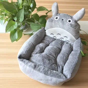 

Warm Animal Sleeping Mat Sofa Totoro Litter Pet Cama Rabbit Guinea Pig Cat Puppy Dog Beds for Small Medium Large Dogs Lounger