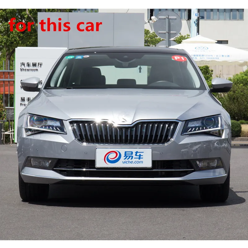 Для Skoda Octavia superb Rapid Fabia Yeti Нержавеющая сталь сзади для багажника, бампера защитная задняя Накладка заднего порога 1 шт