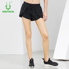 Женские спортивные шорты, двухслойные шорты для йоги, быстросохнущие спортивные шорты для тренировок 2 в 1, спортивная одежда для фитнеса и спортзала