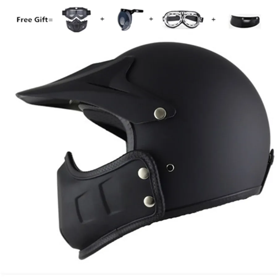 

Free shipping HOT SELL Harley Helmets 3/4 Motorcycle Chopper Bike helmet open face vintage motorcycle helmet with goggle mask