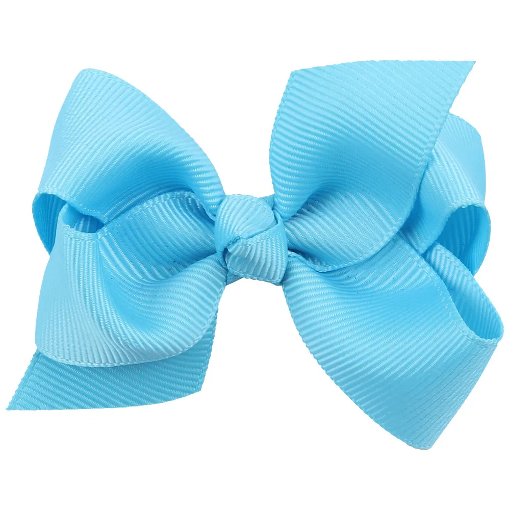 100 шт. 3 дюймов корейский Grosgrain ленты Hairbows девушка Интимные аксессуары с клип бутик волосы луки заколки для волос Украшения hd3201