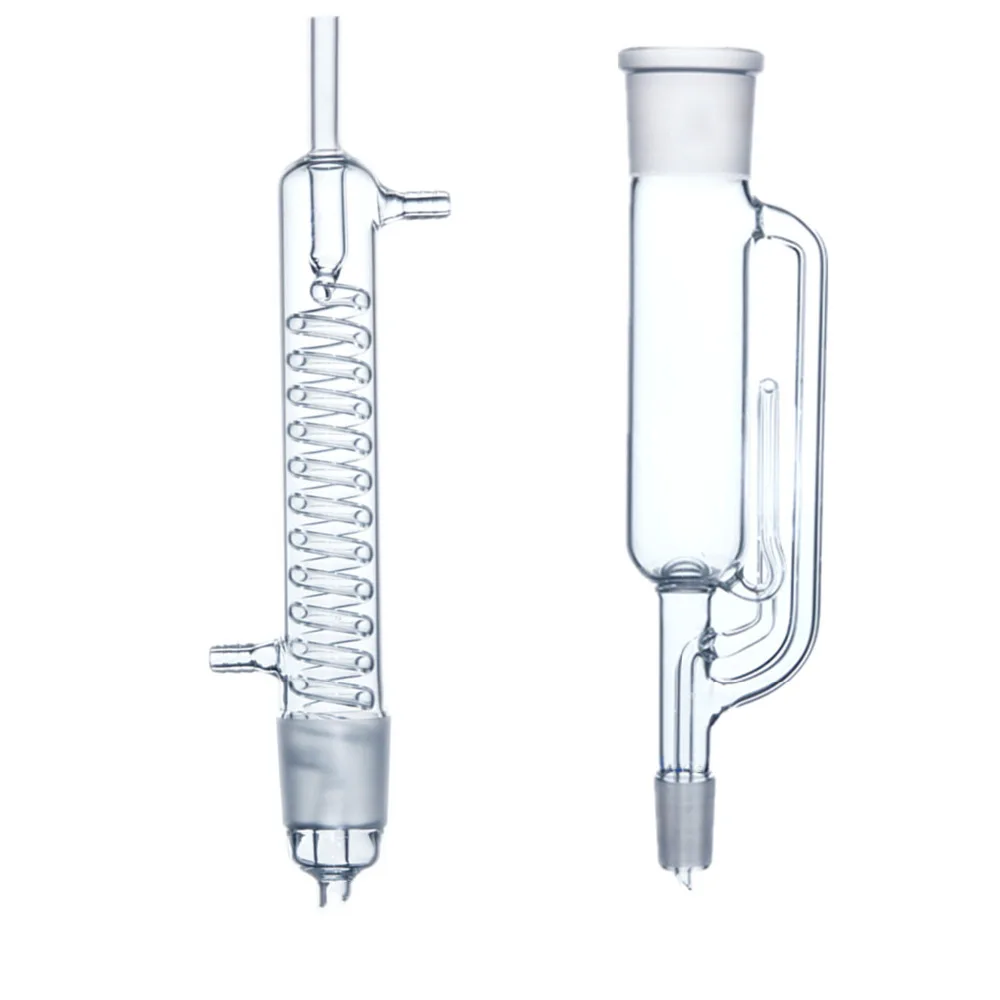 

500ml,24/40,Glass Soxhlet Extractor body,W/Graham Condenser,Chemistry Glassware