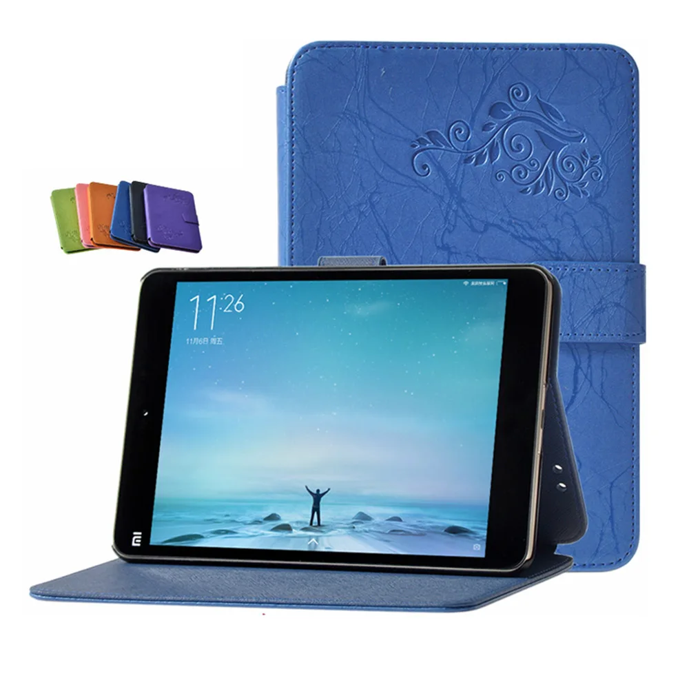 

Fashion Smart Sleep Print Pattern PU Leather Folding Folio Shell for Xiaomi MI PAD3 for 7.9inch Tablet Case Funda