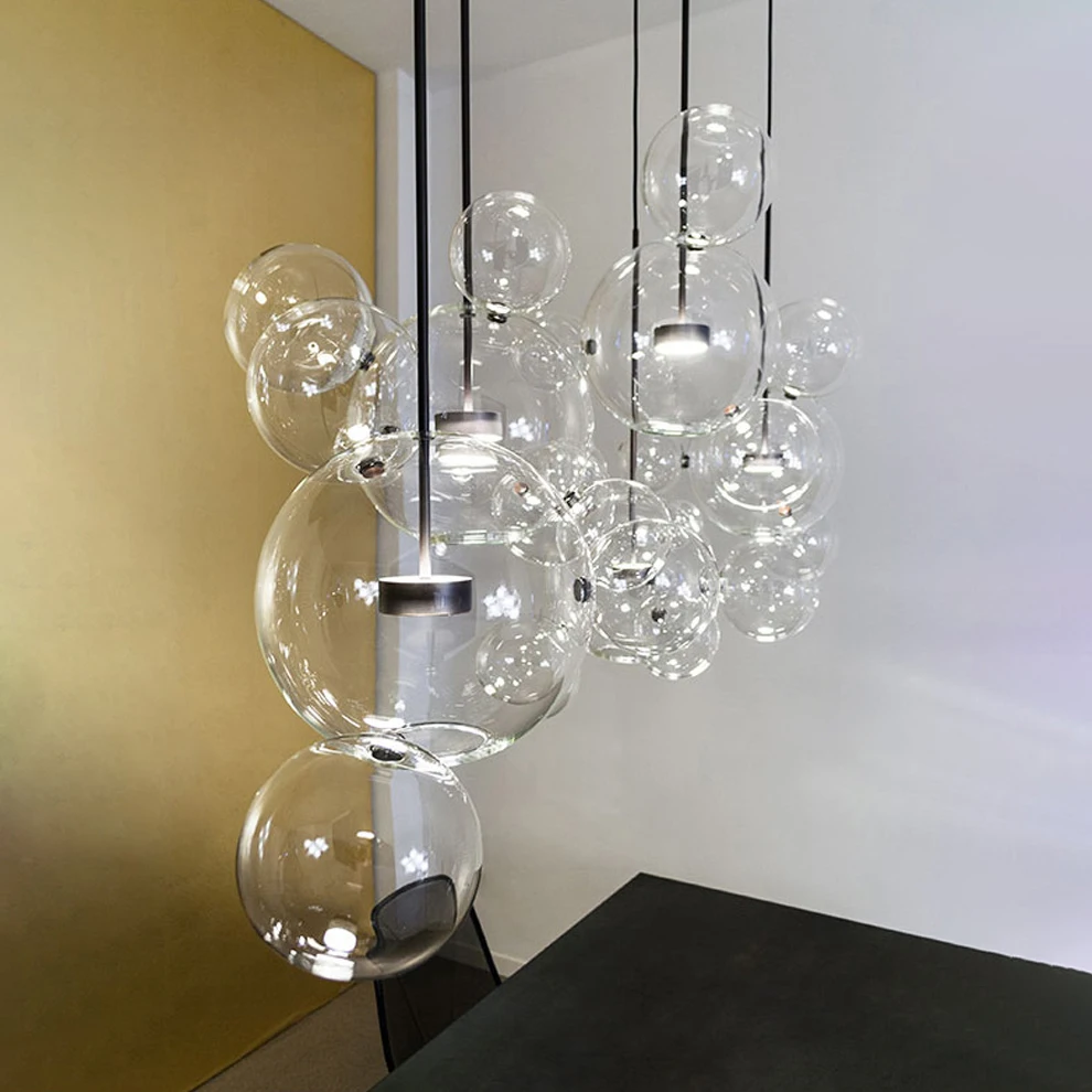 Светодиодный подвесной светильник в скандинавском стиле с изображением Микки Мауса из железного стекла, золотой и белый цвета, подвесной светильник s. Подвесной светильник. Подвесной светильник для фойе