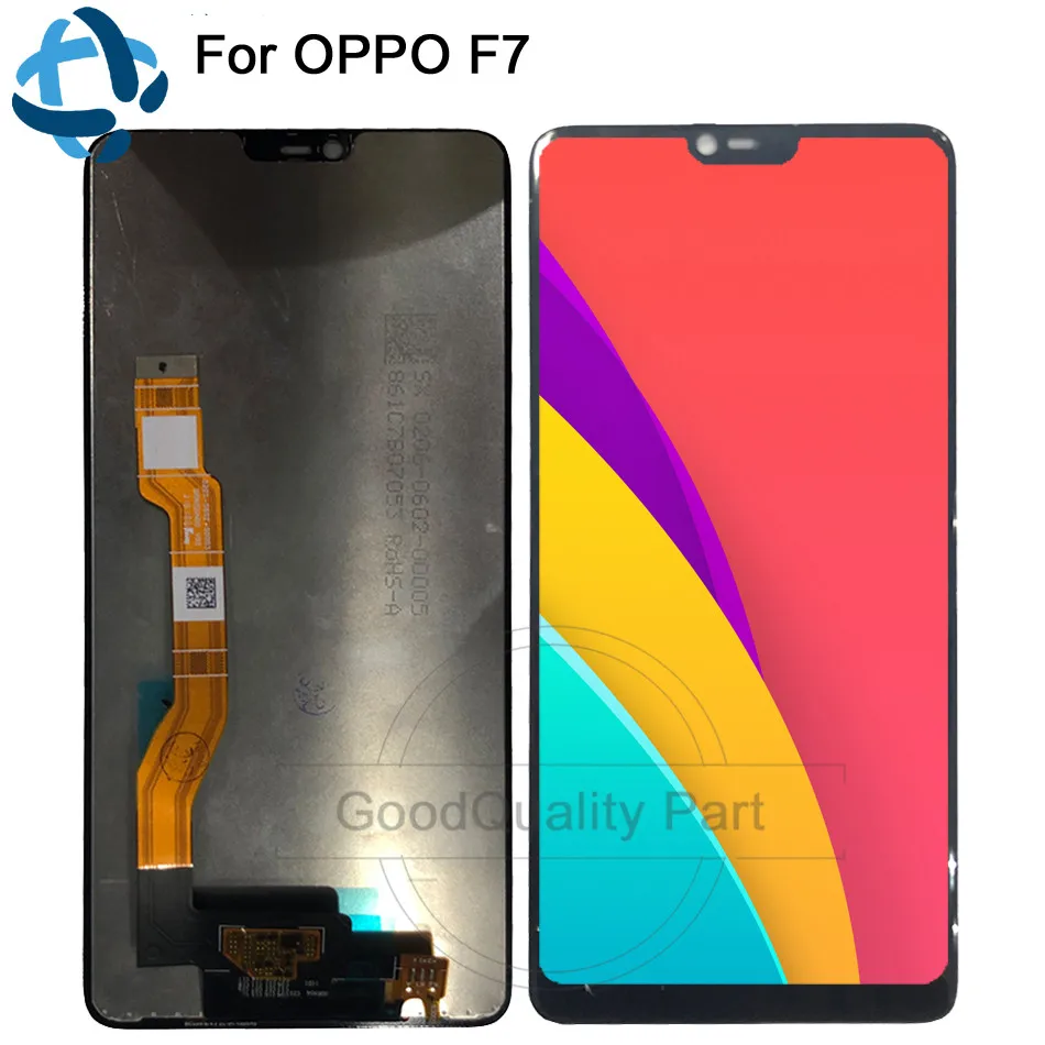 Новый IPS дисплей 6 23 &quotдля Oppo F7 ЖК сенсорный экран дигитайзер с рамкой в сборе для