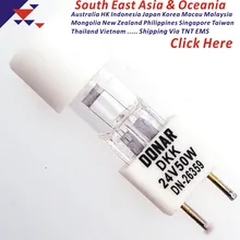 DN-26359 DKK-50 24 V 50 W G8 JC 24V50W DKK50-24501 галогеновая лампочка Skytron skylux B1-010-28 бестеневая Хирургическая Лампа подсветки Убирающие тени