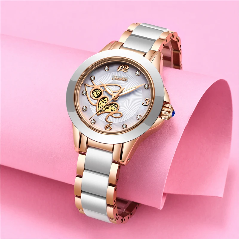 

SUNKTA2019 New Listing Top Brand Luxury Women Watch Fashion Simple Waterproof Watch Women Girl Dress Quartz Clock Zegarek Damski