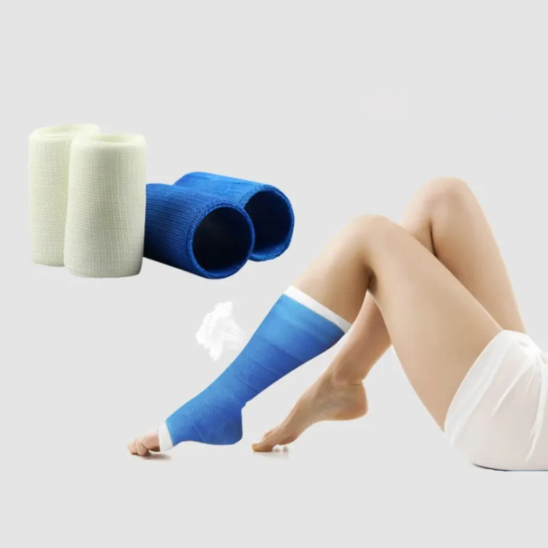 

1 roll replace POP Bandage Medical high polymer fixed bandage need add pure cotton flakes Padding for fracture fixation