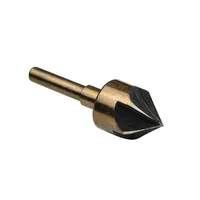 תואר זווית 5pcs 5 סט מקדחת החליל Countersink 6 מ"מ / 10mm / 13mm / 16mm / 19mm 82 כלי תואר פוינט זווית chamfer Chamfering קאטר מקדד יד (4)