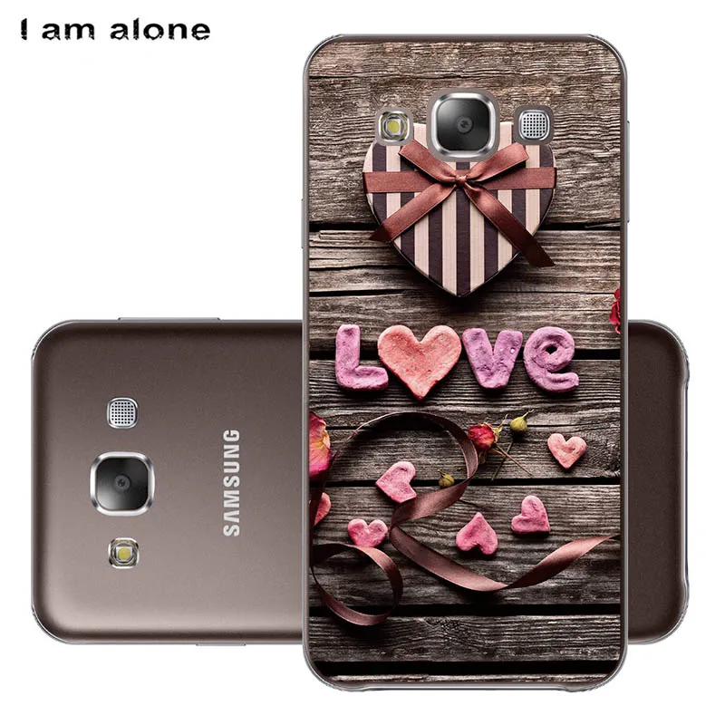 Чехлы для телефонов I am alone для samsung Galaxy E5 E500, 5,0 дюймов, жесткие пластиковые чехлы для мобильных телефонов, Модные цветные сумки - Цвет: PC U17