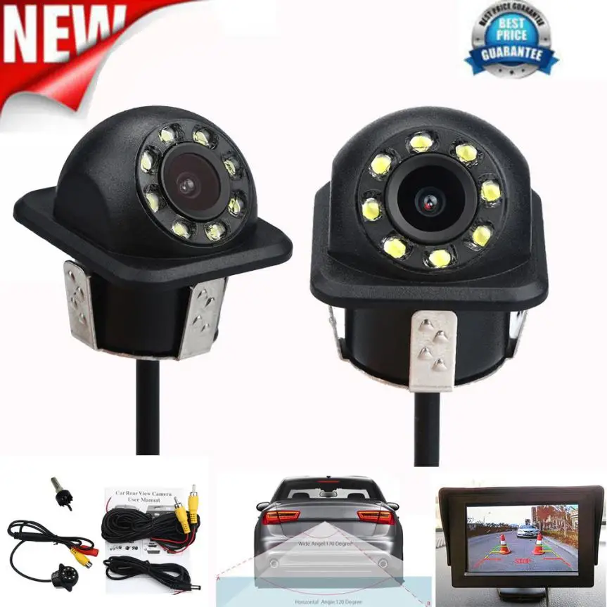 170 CMOS Car Rear View Reverse Backup Parking Camera HD Night Vision