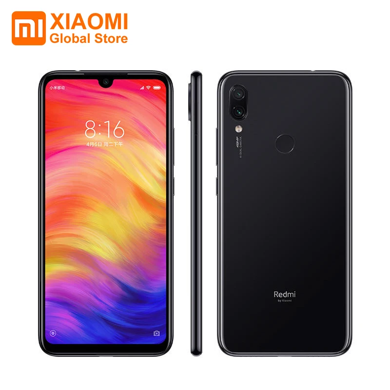 Смартфон XIAOMI Redmi Note 7 с глобальной прошивкой 3 ГБ 32 Восьмиядерный процессор S660 4000