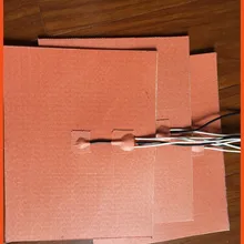 300 мм X 300 мм 750 Вт 120 В, W/NTC 100 к термистор, силиконовый нагреватель 3d принтер нагреватель, нагреватель, гибкий нагревательный элемент мольды де пленка