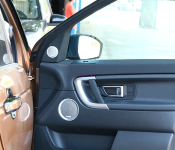 2pcs Car Door Althorn Tweeter or 4pcs Door Loudspeaker Horn Decoration Covers Car-styling For Land Rover 2015-16 DISCOVERY SPORT