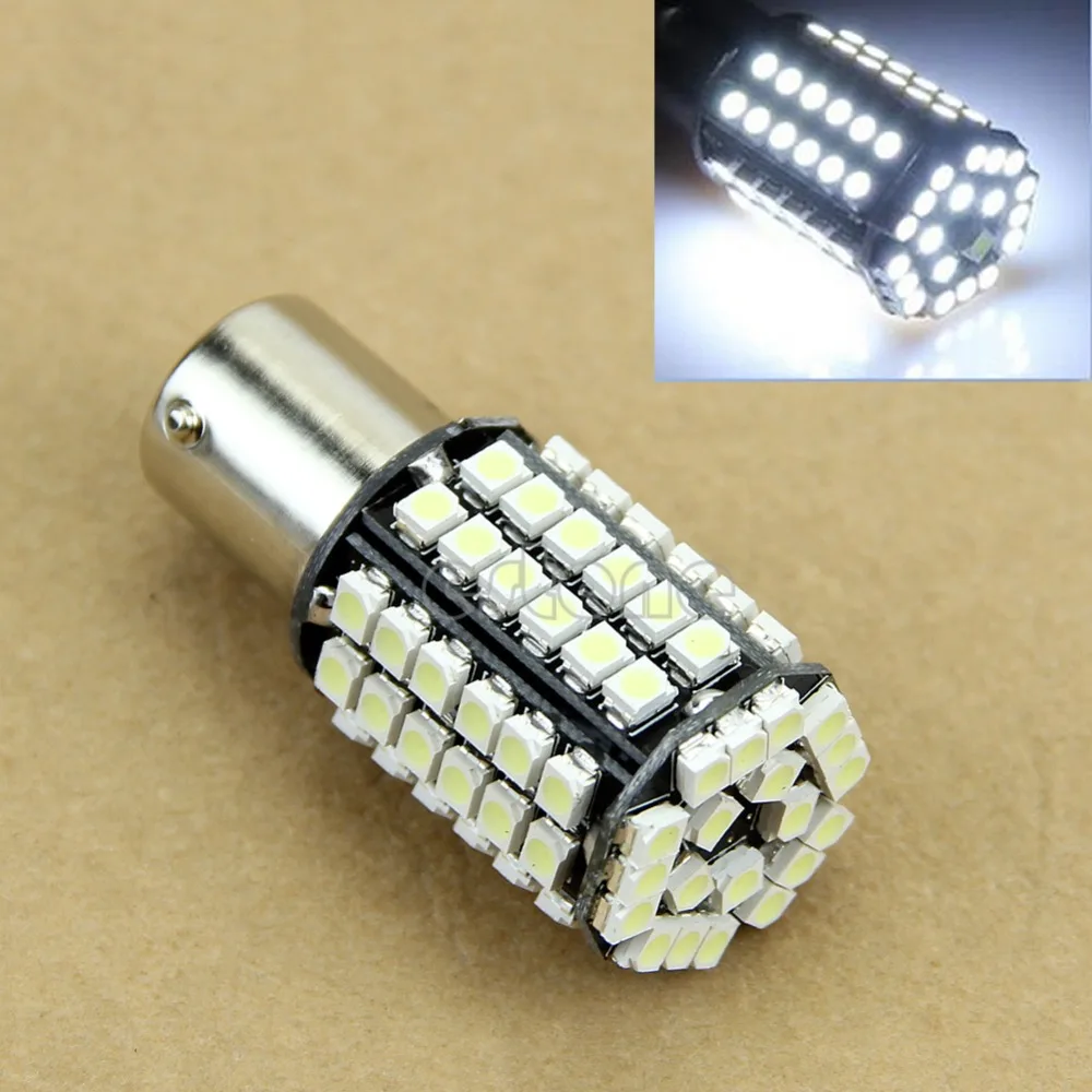 Белый автомобильный 1156 382 задний сигнал поворота 80 SMD СВЕТОДИОДНЫЙ ная лампа