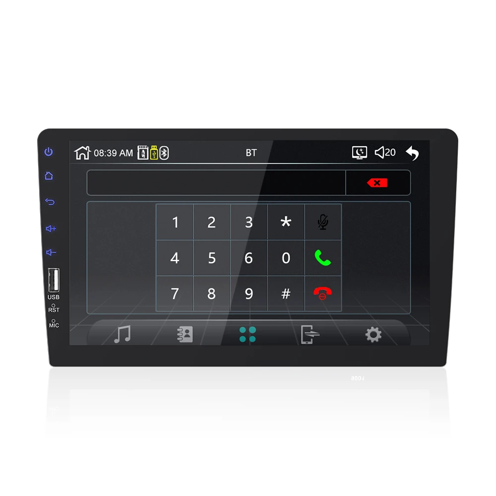 Online Radio del coche enlace espejo autoradio 2 din para Toyota Corolla E140 150 2008 2009 2010 2011 2012 2013 cámara trasera estéreo Auto