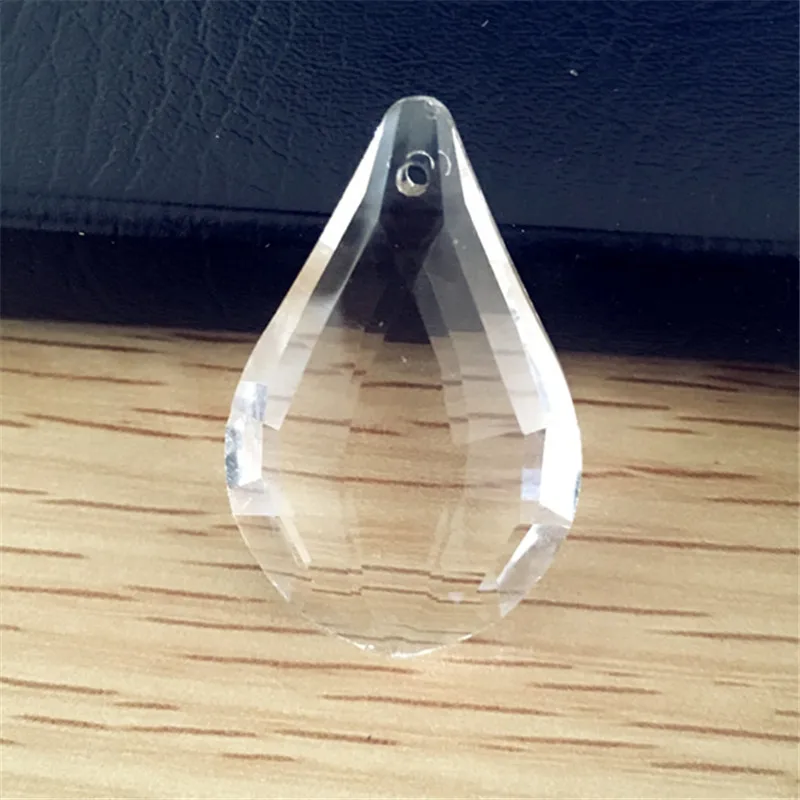 40 шт./лот 76 мм хрустальная люстра Освещение Prats Стекло DROP PRISM Подвески украшение дома для нити Гирлянда DIY Запчасти