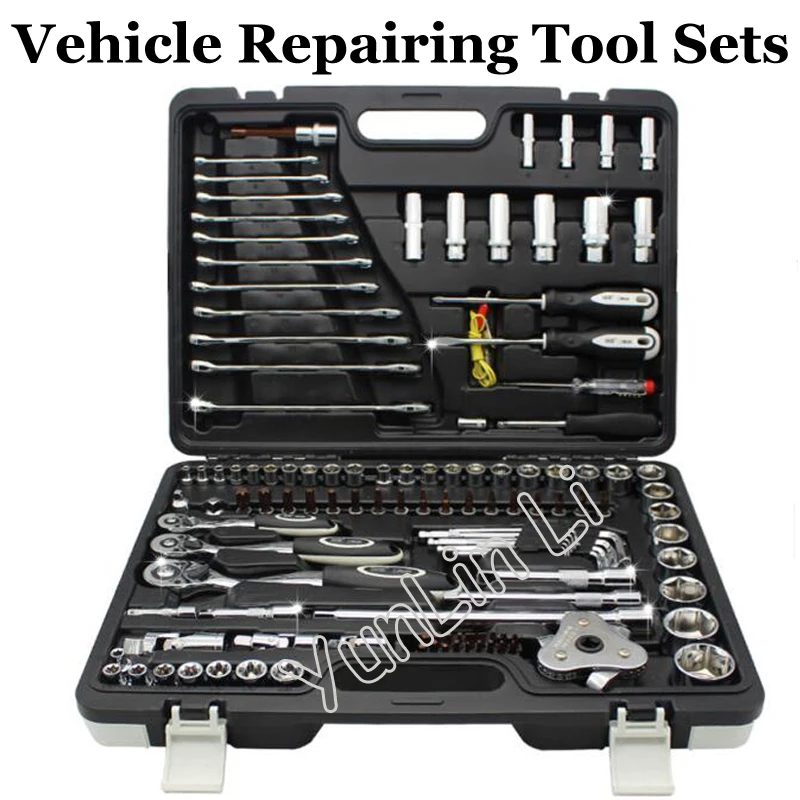 Vehicle Repairing Tool Sets Screwdrivers Ratchet Spanner Combination Machinery Multifunctional Tools Set 123pcs 102123 | Инструменты