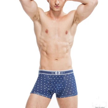 

New Styles Lovers Couple Underwear Men Boxer Shorts Women Panties Female Underpants Dot Panties Couple Bulge Pouch Boxer Shorts