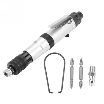 

1000rpm 1/4" Pneumatic Screwdriver Handhold Semi-Automatic Clutch Type Air Straight Pneumatic Air Screwdriver Power Tools