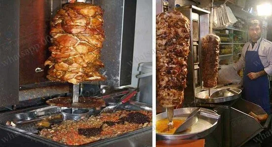 Газовая фреза shawarma Машина для барбекю и кебаба со шпажками Электронная сигарета