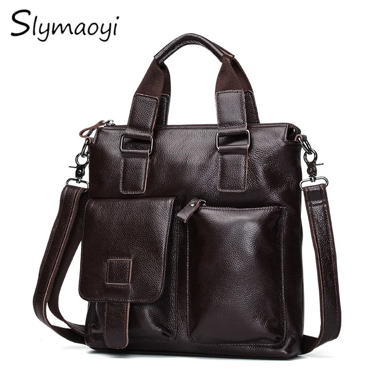 Slymaoyi 2017 New Genuine Leather Men Bags Hot Sale Male Messenger Bag Man Fashion Crossbody Shoulder Bag Men's Travel Bags Slymaoyi 2017 New Genuine Leather Men Bags Hot Sale Male Messenger Bag Man Fashion Crossbody Shoulder Bag Men's Travel Bags