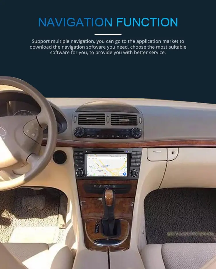 JDASTON 2 DIN 7 дюймов Android 9,0 автомобильный dvd-плеер для Mercedes Benz W211 CLK W209 CLS W219 Восьмиядерный 4G+ 64G радио gps навигация