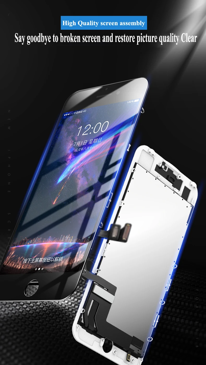 Nohon HD LCD AAAA Display For iPhone 6 6S 7 Screen with 3D Touch Digitizer Full Assembly Replacement Mobile Phone LCDs + Tools Details (02)