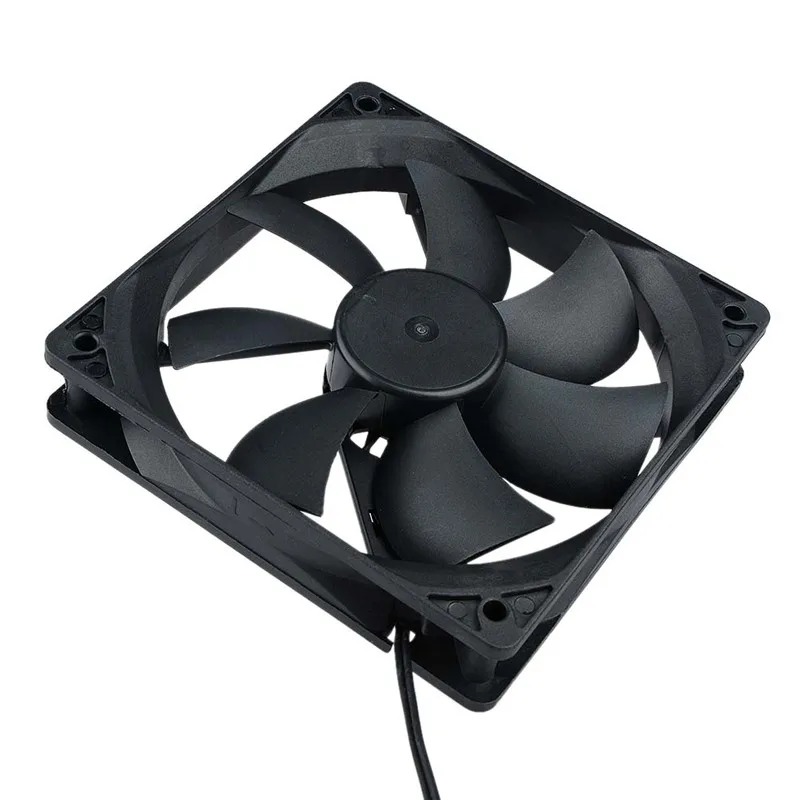 المحمولة الكمبيوتر 120x120mm مروحة برودة 12 V 12 CM 120 MM PC CPU تبريد تبريد مروحة ل فيديو بطاقة قطرة الشحن