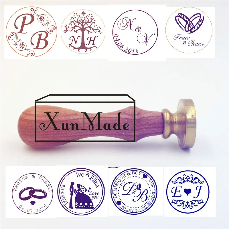 Custom Seal Wax Sealing Stamp For Wedding Invitation Retro Antique Stamp Weeding Stamp With Name And