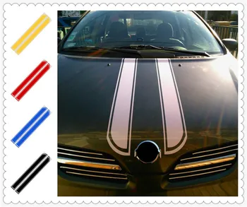 

Car motorcycle styling hood decorative sticker cover DIY stripes for Mercedes Benz GLS63 GLS GLE43 B55 Shooting S400 ML450