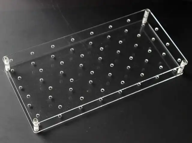 32 holes transparent plexiglass acrylic lollipop display stand