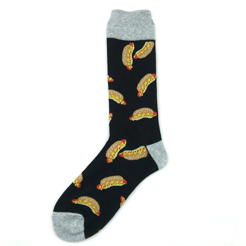 Новинка, Мультяшные зимние носки в стиле хип-хоп, Женские повседневные носки, Брендовые мужские модные забавные хлопковые толстые теплые носки - Цвет: AE77 16