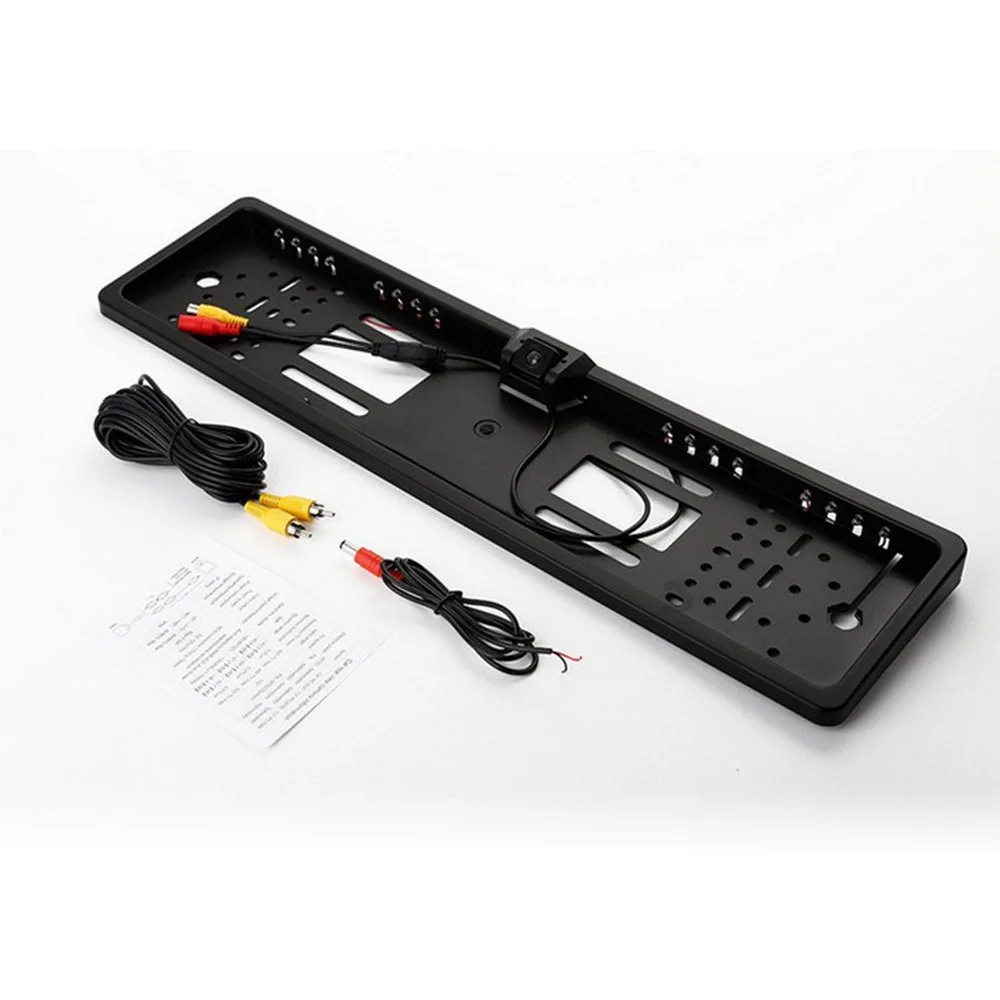 visión LED inversa placa Vehículos Auto 16 descuento CMOS de trasera vehículo cámaras coche Stop118 marco Cámara europeo Último Dash Para HD 8 visión LED inversa placa 8